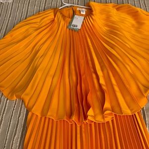 H&M size Medium orange gown